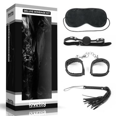 Bondage Kit Deluxe 4 Einheiten Schwarz