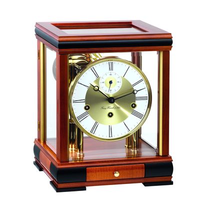 Hermle 22998-160352 Stiluhr Bergamo "Franz Hermle und Sohn" Kirschbaum