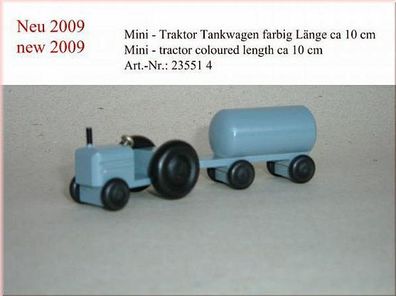 Mini-Traktor farbig Tanker