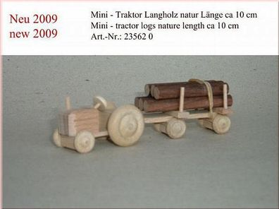 Mini-Traktor natur Langholz