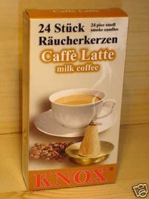 Räucherkerzen KNOX 24St./ Pack. Caffee Latte