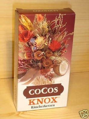 Räucherkerzen Räucherkegel KNOX Cocos