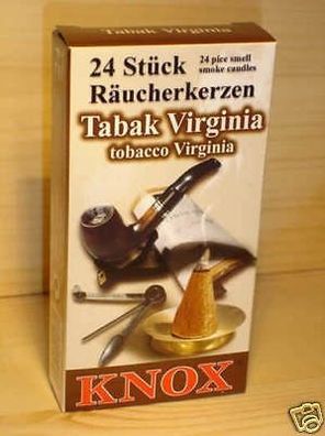 Räucherkerzen Räucherkegel KNOX Tabak Virginia