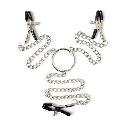 Nippelklemmen und Klitorisklemmen mit Kette Metall