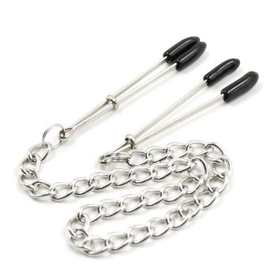 Nippelklemmen mit Kette Metall