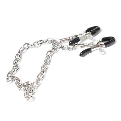 Nippelklemmen mit Kette Metall
