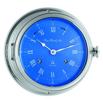 Hermle 35067-000132 Schiffsuhr Royal fortune "Franz Hermle und Sohn" Chrom
