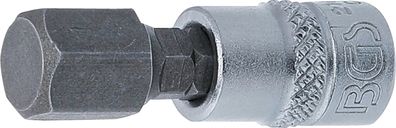 Bit-Einsatz, Innen-6-Kant, 6,3 (1/4), 10 mm