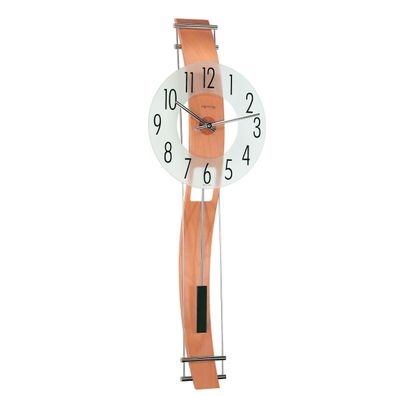 Hermle 70644-382200 Regulateur Kennington Buche mit geschwungener Holzrückwand