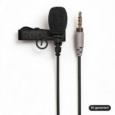 RØDE smartLav+ Lavaliermikrofon mit 3,5-mm-TRRS-Anschluss für Smartphone und Tab