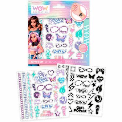 Anzeige 24er Set Tattoos Wow Generation