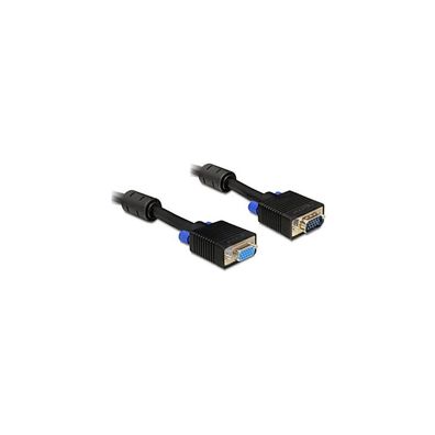 DELOCK VGA Verl. D-Sub15 -> D-Sub15 St/Bu 5.00m schwa