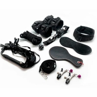 FURY KIT 10 STÜCK BDSM Schwarz