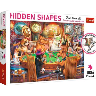 TREFL Puzzle Hidden Shapes: Spielabend 1086 Teile