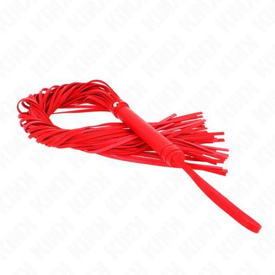 Rote weiche Pvc-Peitsche 70 Cm