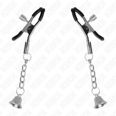 Silber Glocke Anhänger Nippel Klammern 6 Cm
