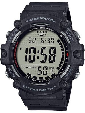 Casio Collection Herrenuhr Digital Schwarz AE-1500WH-1AVEF