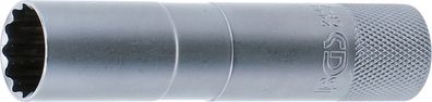 BGS-2448 Zündkerzen-Einsatz 12-Kant 16mm mit Haltegummi