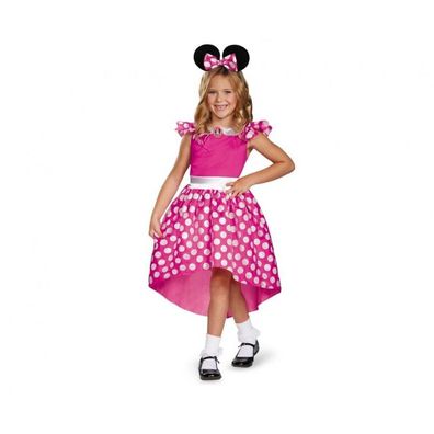 Metamorph Minnie Maus Kleid - Faschingskostüm Kinder Mädchen Kindergröße: 110-122