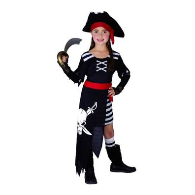 GoDan Piraten Totenkopf Kostüm Größe 110-120 cm