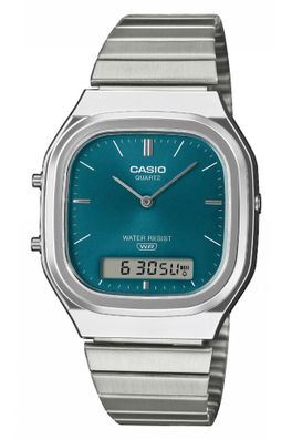 Casio Edgy Collection Herrenuhr AnaDigi Petrol AQ-240E-3AEF