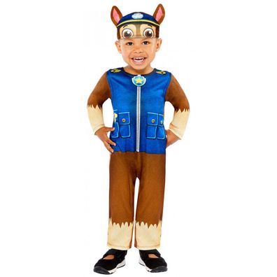 Amscan Offizielles Chase-Babykostüm von Paw Patrol braun-blau