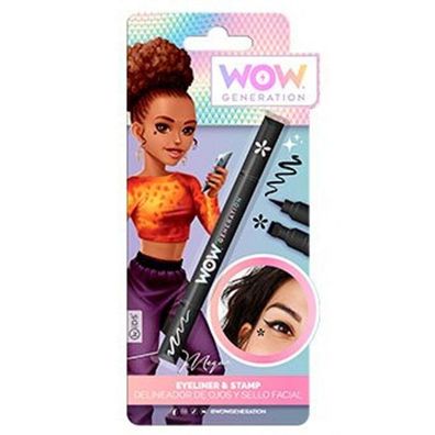 WOW Generation schwarzer Eyeliner und Stempelset