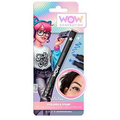 WOW Generation blauer Eyeliner und Stempelset