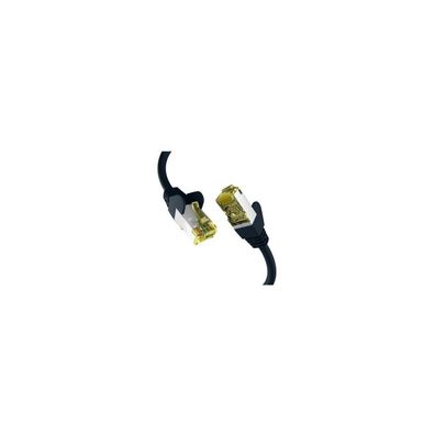 EFB CAT6a Schwarz 7.5m Patchkabel S/FTP PIMF