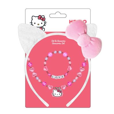 Hello Kitty Ears Schmuck- und Stirnbandset