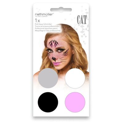Amscan Pink Cat Schminkset 4-teilig