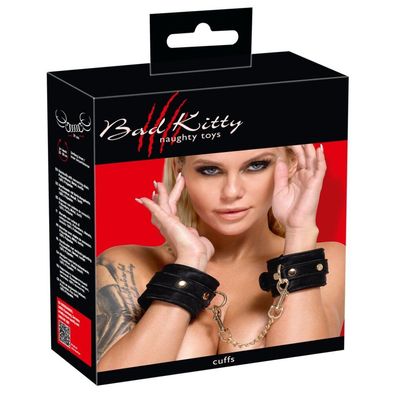 BK Handfesseln Velvet schwarz