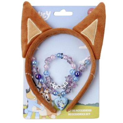 Bluey Volltreffer Schmuck und Stirnband-Set