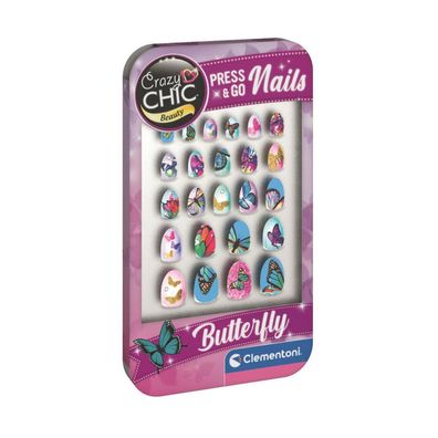 Butterfly Clementoni Kunstnagelset