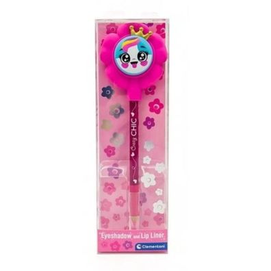 Pink Lidschatten- und Lippenkonturenstift Clementoni
