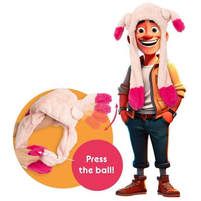 Mütze mit aufblasbarem Penis