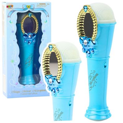 Leantoys Zauberspiegel mit Mikrofon, blaues USB-Licht