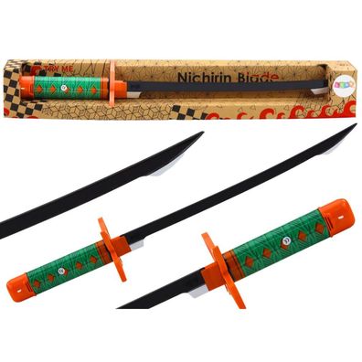 Leantoys Nichirin Samurai-Schwert, batteriebetrieben, bequemer Griff, grüner Ton