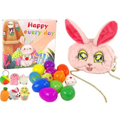 Leantoys Fidget Toys Ostereier-Set Tasche Hase