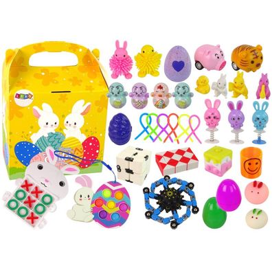 Leantoys Oster-Fidget-Spielzeug Anti-Stress-Set 36-teilig