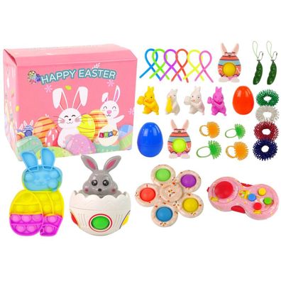 Leantoys Ostern Fidget Toys Anti-Stress-Spielzeug-Set 29-teilig