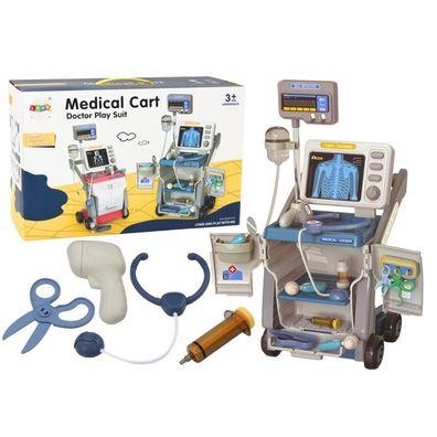 Leantoys Set mit kleinem Arzt-Stethoskop, hellblau