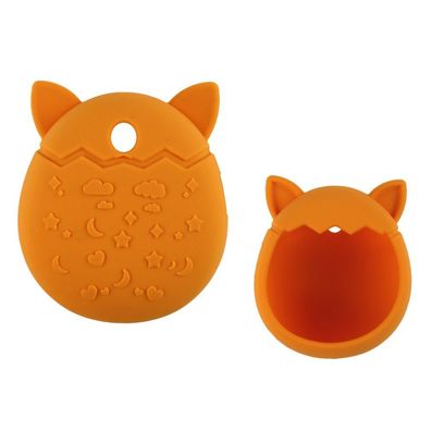 Leantoys Tamagotchi-Hülle, orangefarbene Silikonhülle