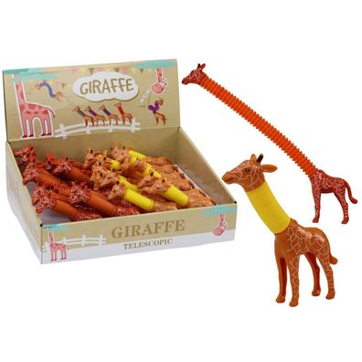 LeanToys Antistress Giraffe zum Dehnen mit Licht, verschiedene Farben