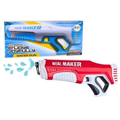 LeanToys Automatische Wasserpistole Rot 350 ml