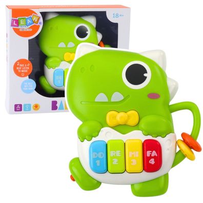 Lean Mini Piano Für Kleinkinder Dinosaurier Grüne Lichter Klänge
