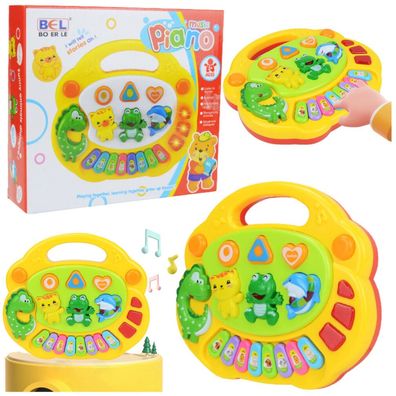Interaktive Klaviermusik für Kinder, Tiergeräusche und Melodien