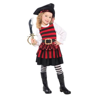 Amscan Freibeuter Lady Mädchenkostüm