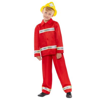 Amscan amscan Kinderkostüm Feuerwehrmann Alter 6-8 Jahre