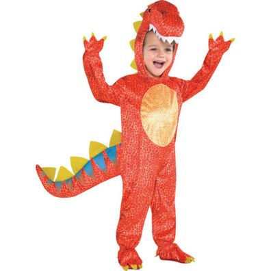 Amscan Kostüm 4 - 6 Jahre Dinosaurier 1 Stk